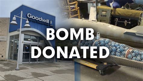 Goodwill employees in Wisconsin find 'live cluster bomblet' among donated items